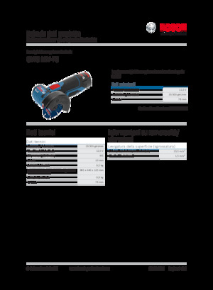 Akku-Winkelschleifer Bosch GWS 12V-76