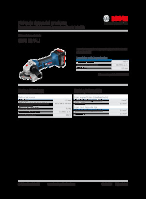 Akku-Winkelschleifer Bosch GWS 18 V-LI