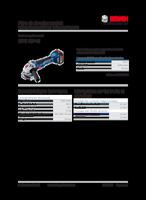 Akku-Winkelschleifer Bosch GWS 18V-10