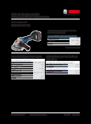 Akku-Winkelschleifer Bosch GWS 18V-10 PSC