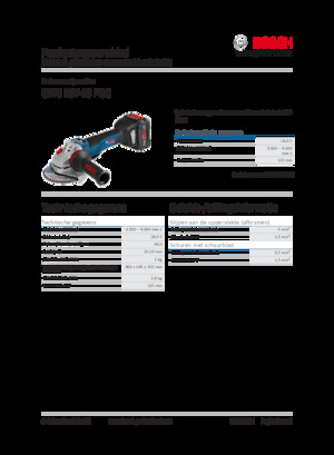 Akku-Winkelschleifer Bosch GWS 18V-10 PSC