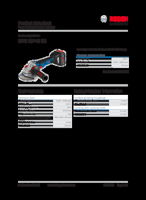Akku-Winkelschleifer Bosch GWS 18V-10 SC