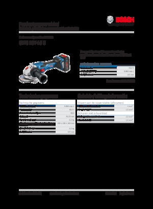 Akku-Winkelschleifer Bosch GWS 18V-15 C