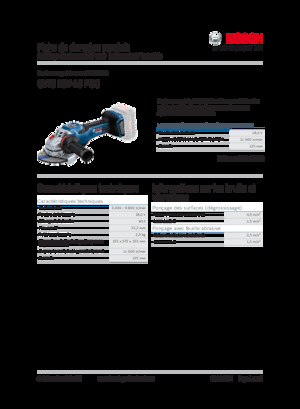 Akku-Winkelschleifer Bosch GWS 18V-15 PSC
