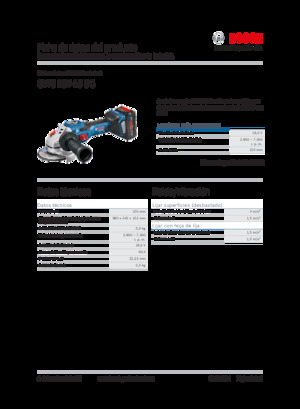 Akku-Winkelschleifer Bosch GWS 18V-15 SC