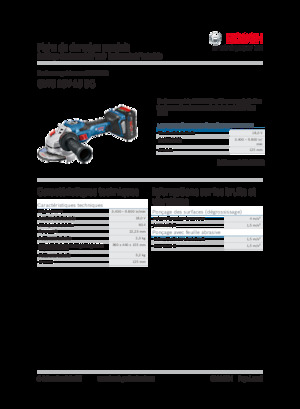 Akku-Winkelschleifer Bosch GWS 18V-15 SC