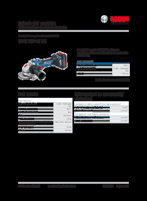 Akku-Winkelschleifer Bosch GWS 18V-15 SC