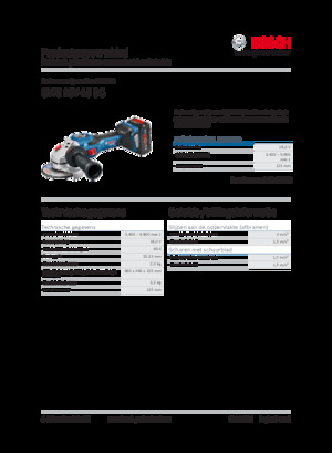 Akku-Winkelschleifer Bosch GWS 18V-15 SC