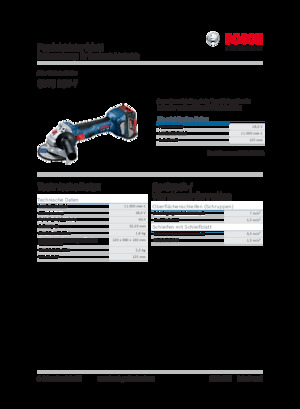 Akku-Winkelschleifer Bosch GWS 18V-7