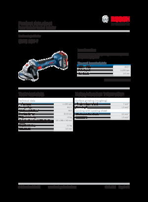 Akku-Winkelschleifer Bosch GWS 18V-7