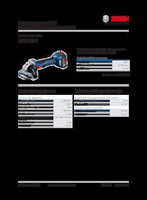 Akku-Winkelschleifer Bosch GWS 18V-7