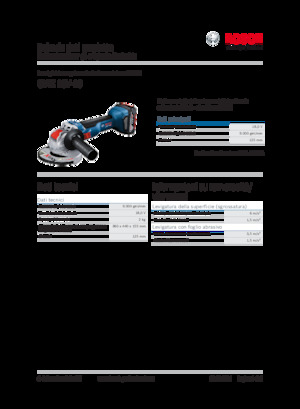 Akku-Winkelschleifer Bosch GWX 18V-10