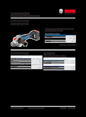 Akku-Winkelschleifer Bosch GWX 18V-10 PSC