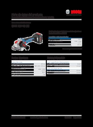 Akku-Winkelschleifer Bosch GWX 18V-10 SC