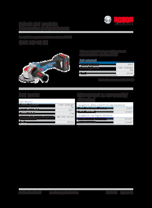 Akku-Winkelschleifer Bosch GWX 18V-10 SC
