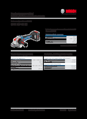 Akku-Winkelschleifer Bosch GWX 18V-10 SC