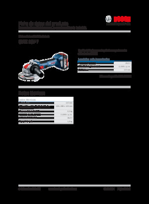 Akku-Winkelschleifer Bosch GWX 18V-7