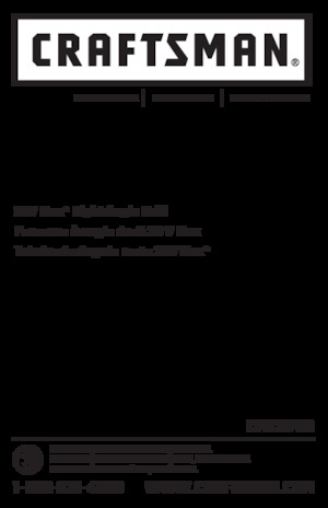 Akku-Bohrer und -Schraubendreher Craftsman CMCD750B 