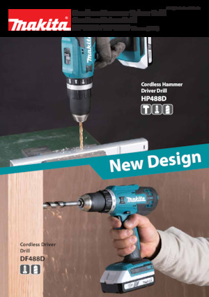 Akku-Bohrer und -Schraubendreher Makita DF488D