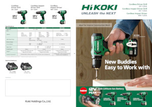 Akku-Bohrer und -Schraubendreher HiKOKI DV12DA