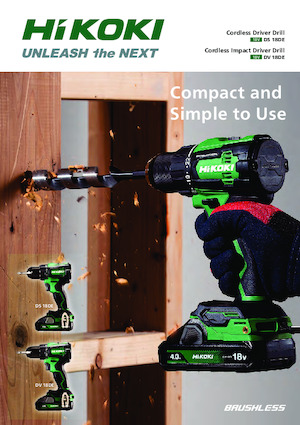 Akku-Bohrer und -Schraubendreher HiKOKI DV18DE