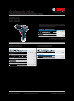 Akku-Bohrer und -Schraubendreher Bosch GSR 12V-35