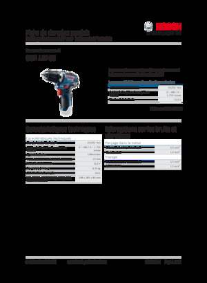 Akku-Bohrer und -Schraubendreher Bosch GSR 12V-35