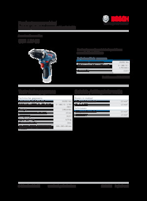 Akku-Bohrer und -Schraubendreher Bosch GSR 12V-35