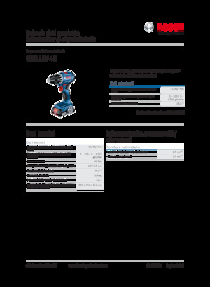 Akku-Bohrer und -Schraubendreher Bosch GSR 18V-45