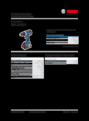 Akku-Bohrer und -Schraubendreher Bosch GSR 18V-60 C