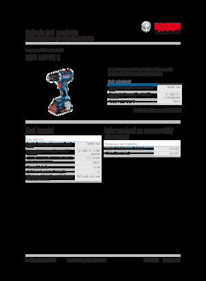 Akku-Bohrer und -Schraubendreher Bosch GSR 18V-90 C