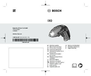 Akku-Bohrer und -Schraubendreher Bosch IXO 5