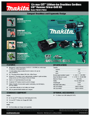 Akku-Bohrer und -Schraubendreher Makita PH05Z