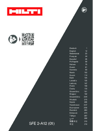 Akku-Bohrer und -Schraubendreher Hilti SFE 2-A12