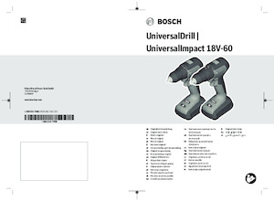 Akku-Bohrer und -Schraubendreher Bosch UniversalImpact 18V-60