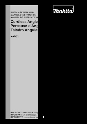 Akku-Bohrer und -Schraubendreher Makita XAD02