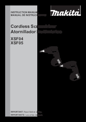 Akku-Bohrer und -Schraubendreher Makita XSF05Z