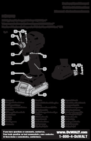 Akku-Schlagschrauber & Schraubenschlüssel DEWALT DCF870B