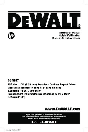 Akku-Schlagschrauber & Schraubenschlüssel DEWALT DCF887D2