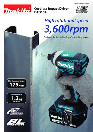 Akku-Schlagschrauber & Schraubenschlüssel Makita DTD154