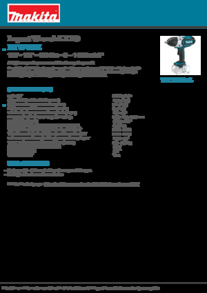 Akku-Schlagschrauber & Schraubenschlüssel Makita DTW450Z