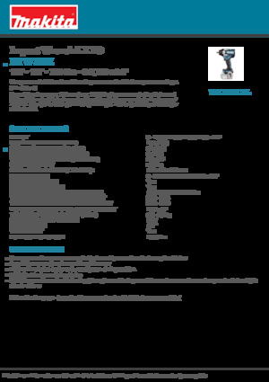 Akku-Schlagschrauber & Schraubenschlüssel Makita DTW701Z