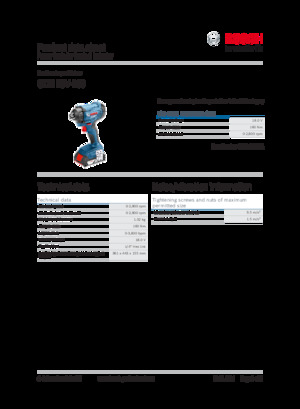 Akku-Schlagschrauber & Schraubenschlüssel Bosch GDR 18V-160