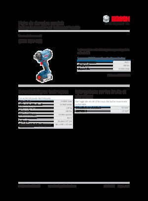 Akku-Schlagschrauber & Schraubenschlüssel Bosch GDR 18V-160