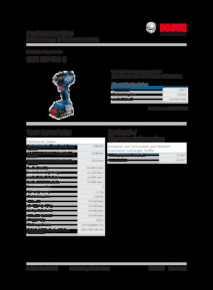 Akku-Schlagschrauber & Schraubenschlüssel Bosch GDR 18V-210 C