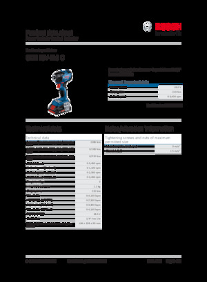 Akku-Schlagschrauber & Schraubenschlüssel Bosch GDR 18V-210 C