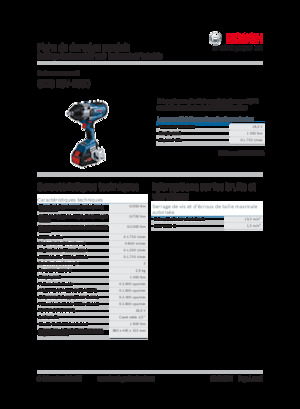 Akku-Schlagschrauber & Schraubenschlüssel Bosch GDS 18V-1000