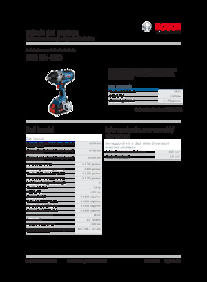 Akku-Schlagschrauber & Schraubenschlüssel Bosch GDS 18V-1000