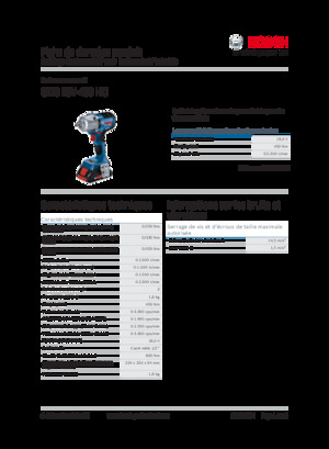 Akku-Schlagschrauber & Schraubenschlüssel Bosch GDS 18V-450 HC