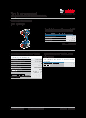 Akku-Schlagschrauber & Schraubenschlüssel Bosch GDX 18V-200